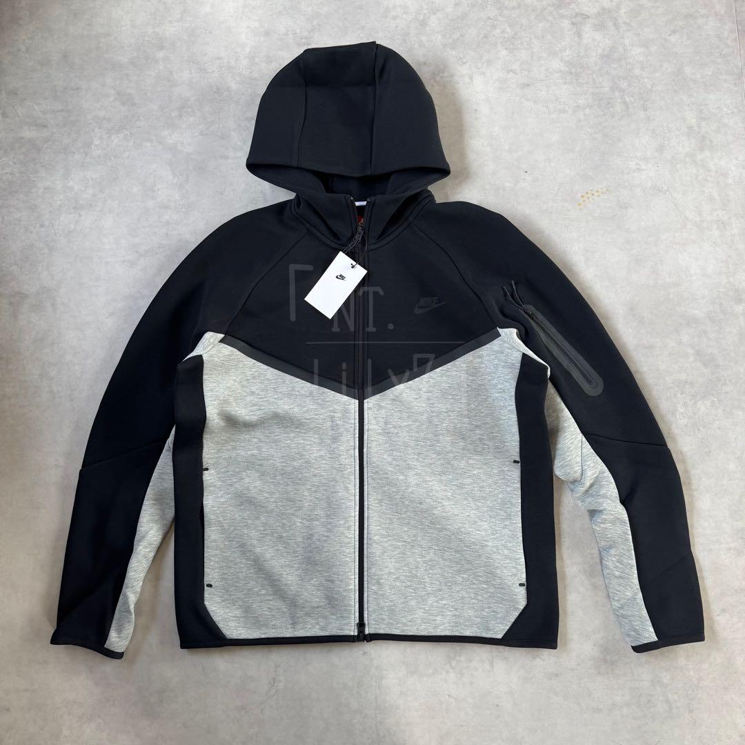 XL 最新モデル NIKE テックフリース ブラック グレー