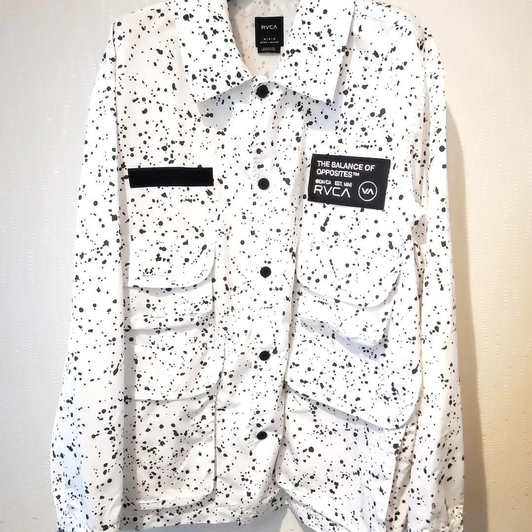 素晴らしい外見 ルーカ トップス RVCA ジャケット SPLATTER JACKET GURDIAN Teiban 素晴らしい外見 ルーカ トップス RVCA ジャケット SPLATTER JACKET GURDIAN Teiban