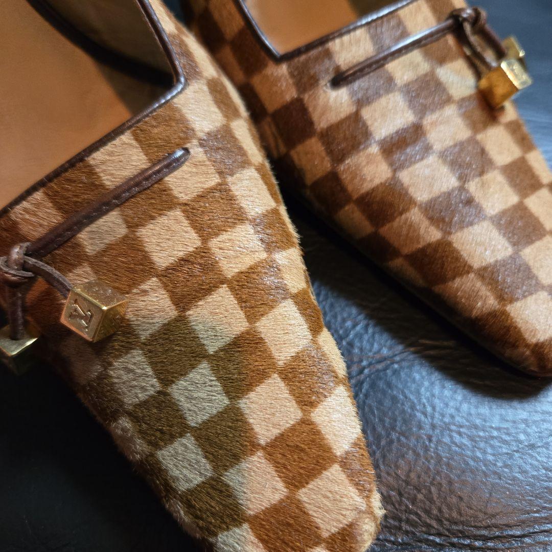 Louis Vuitton ダミエ ハイヒールパンプス