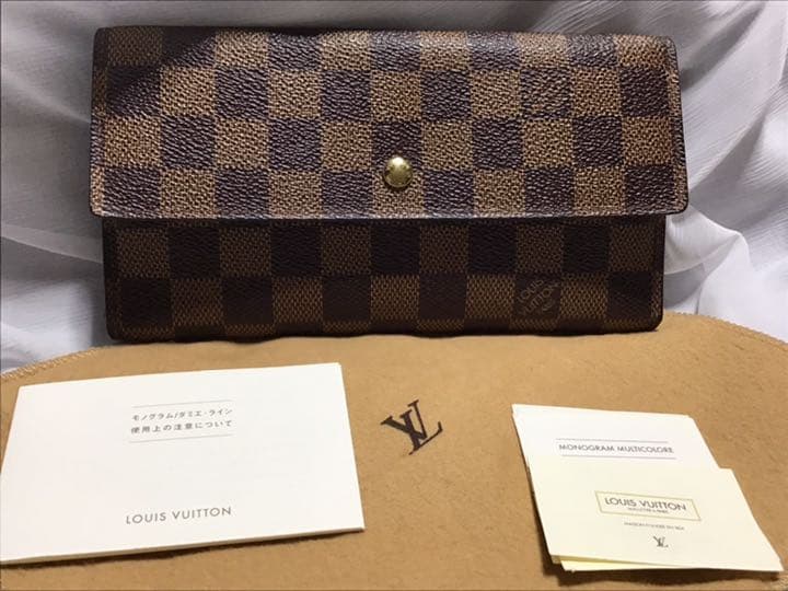 ☀️猛暑セール ルイヴィトン ダミエ長財布 美品 三つ折り | csm.cg