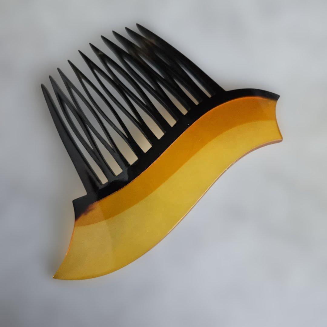 鼈甲　簪　櫛　かんざし　べっ甲　白甲　h9　浴衣　着物　アールデコ　アンティーク