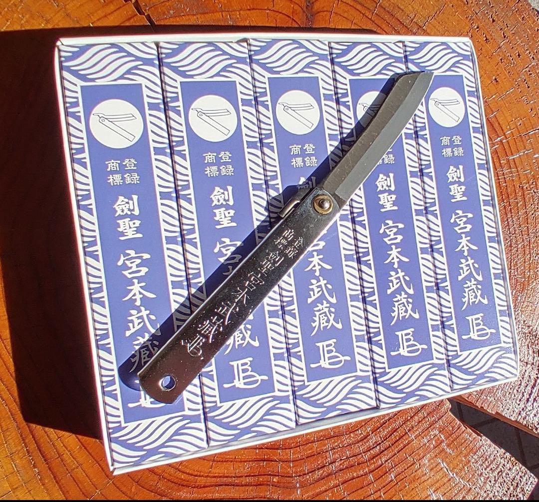 肥後守（肥後ナイフ）　剣聖宮本武蔵　10本セット