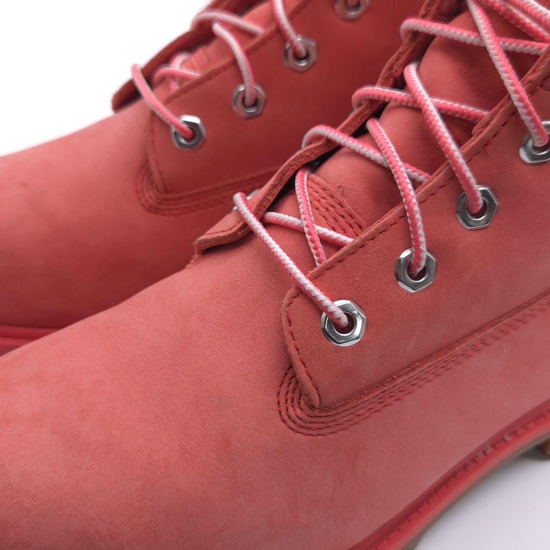 Timberland ティンバーランド レザー ブーツ 24.5cm ピンク
