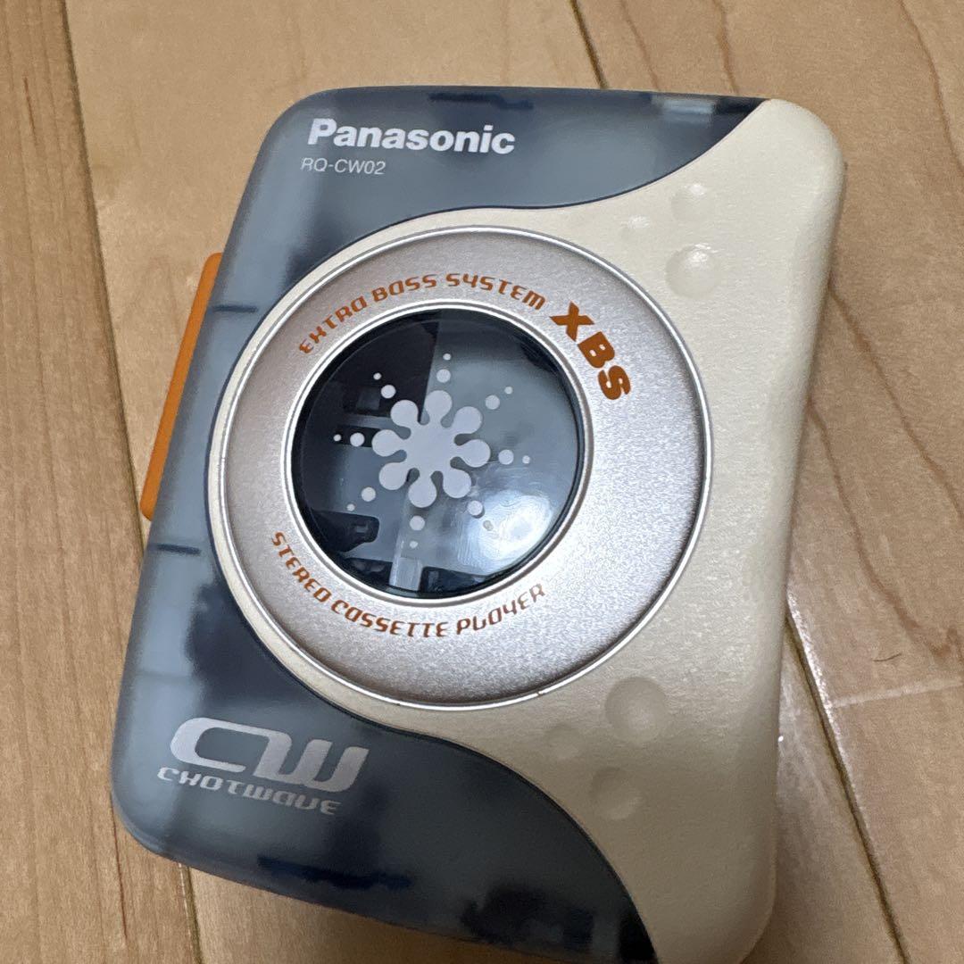 Panasonic RQ-CW02 ブルー ステレオカセットプレーヤー中古美品