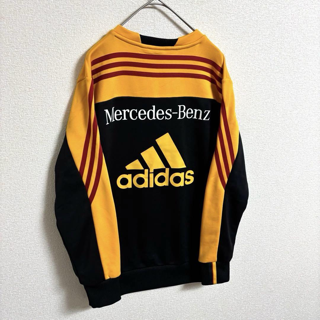adidas アディダス ドイツ 刺繍 スウェット トレーナー S-M