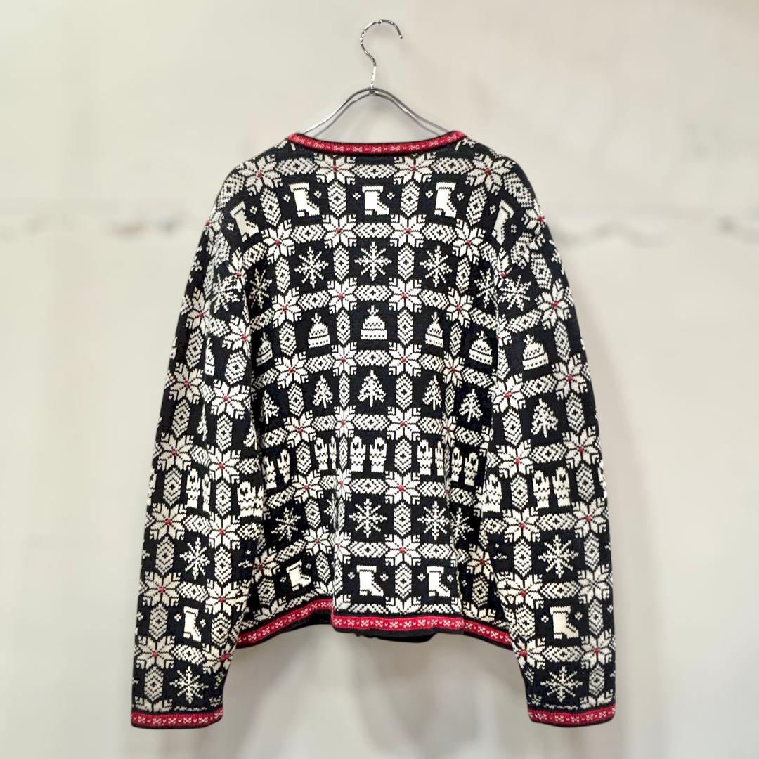 カーディガン コットンニット