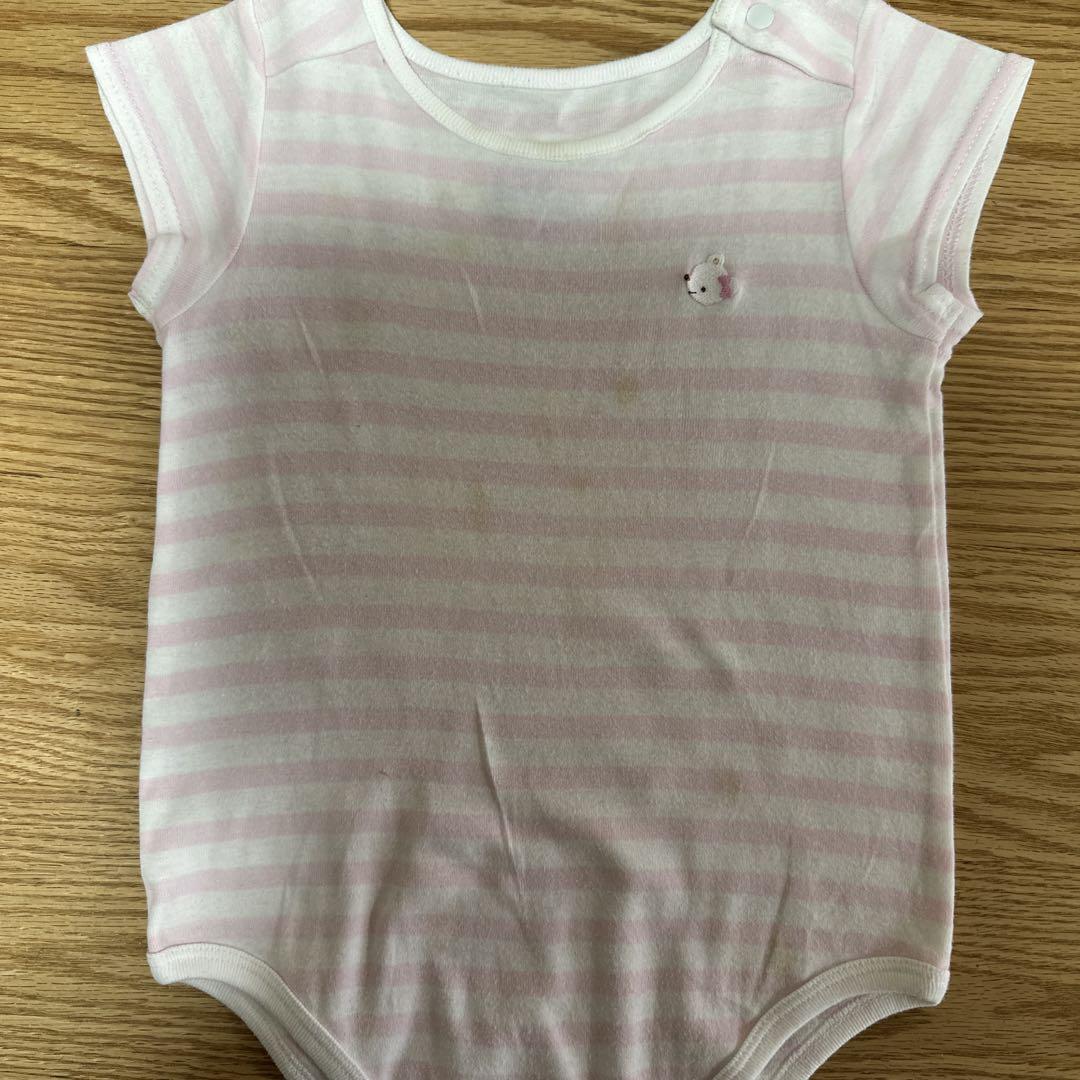 現行品♡ファミリア♡ロンパース肌着80サイズ - メルカリ
