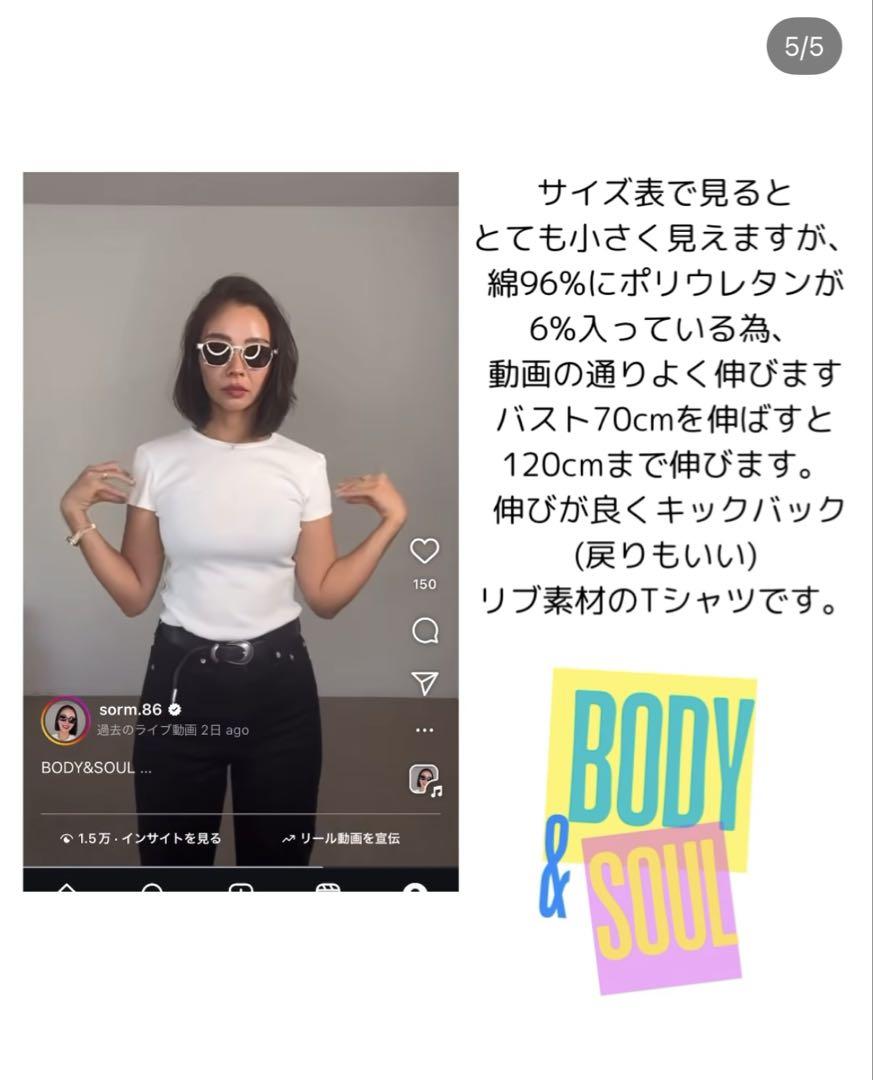 限定お値下げ　sorm'86 BODY&SOUL Tシャツ sorm86 BODY&SOUL Tシャツ - メルカリ