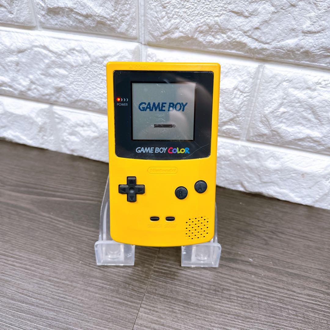 【GBC】ゲームボーイカラー　イエロー 本体