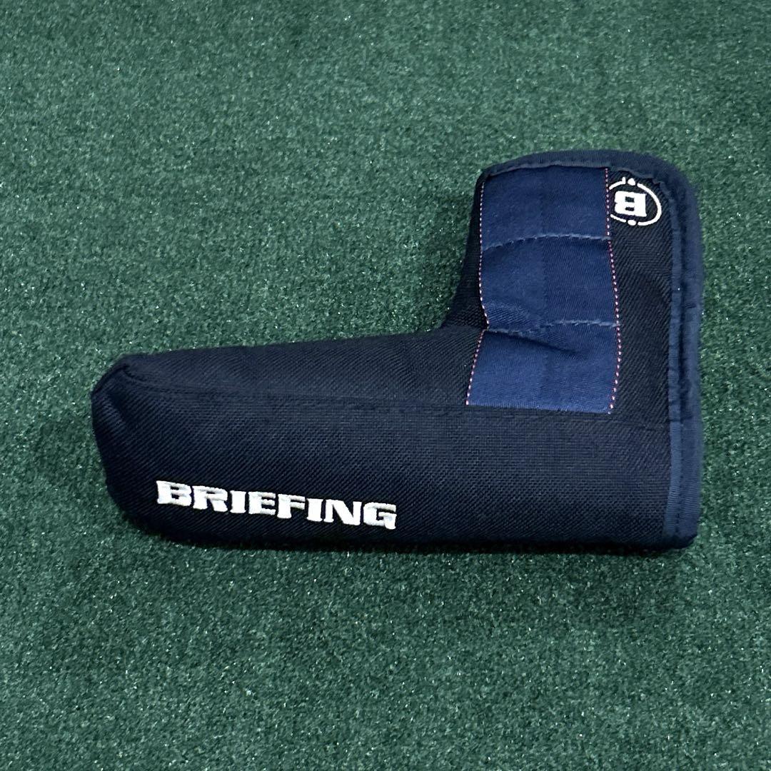BRIEFING ピンタイプ パター用ヘッドカバー ネイビー