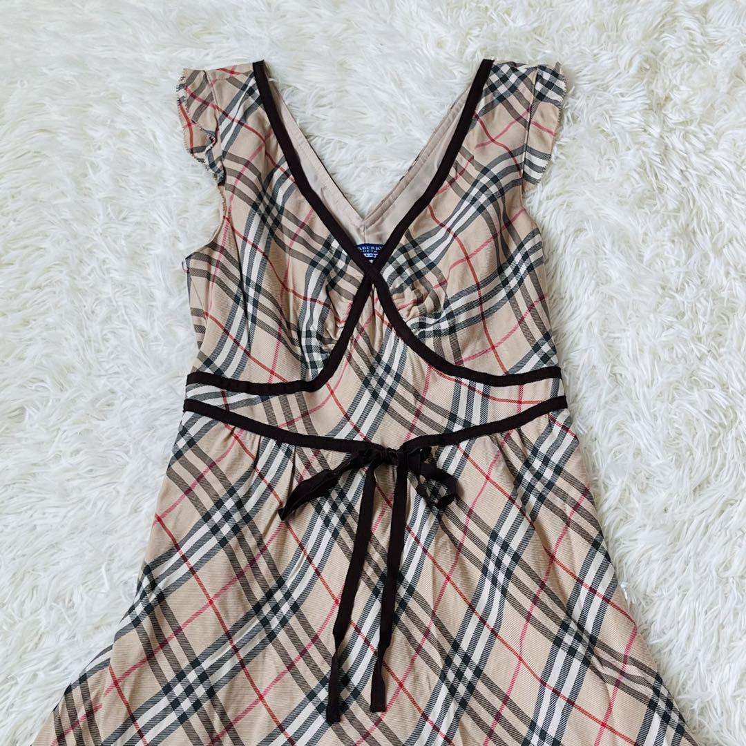BURBERRY BLUE LABEL チェック柄ワンピース 38