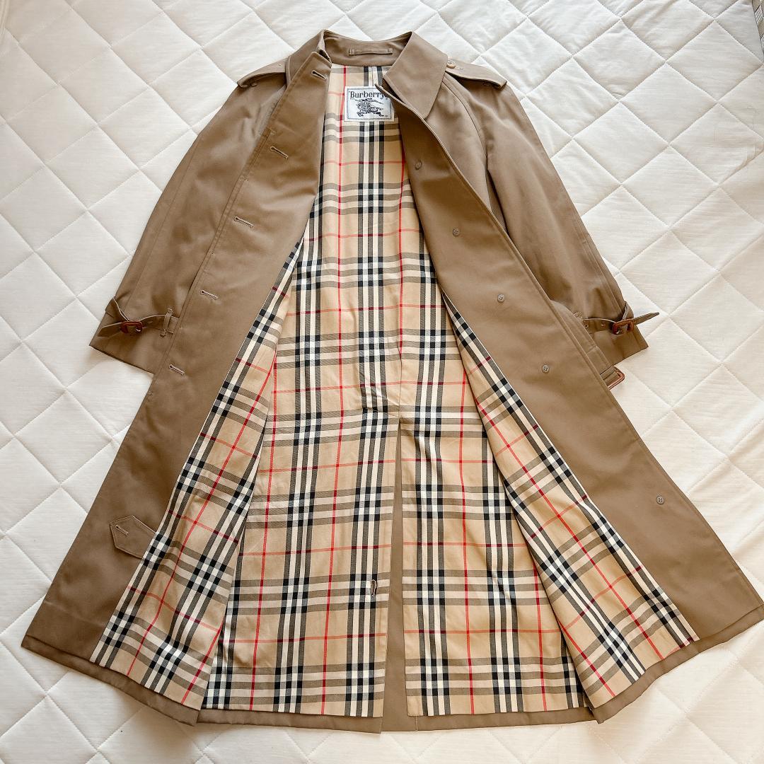 【美品】Burberry　バーバリー トレンチコート　ハニーベージュ