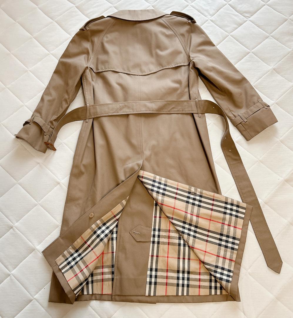【美品】Burberry　バーバリー トレンチコート　ハニーベージュ