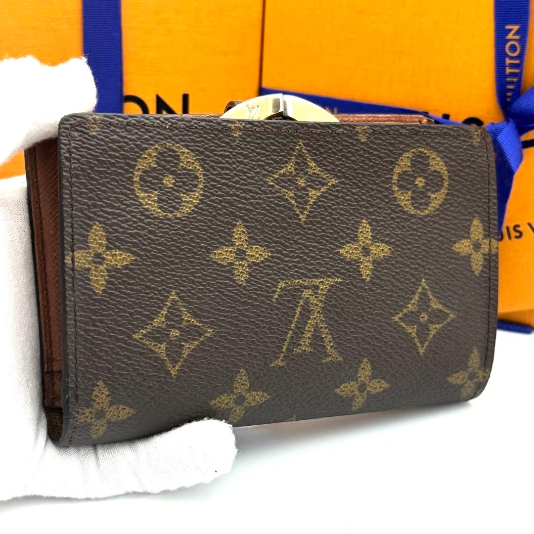 ☆美品☆ルイヴィトン がま口 二つ折り財布 ヴィエノワ モノグラム