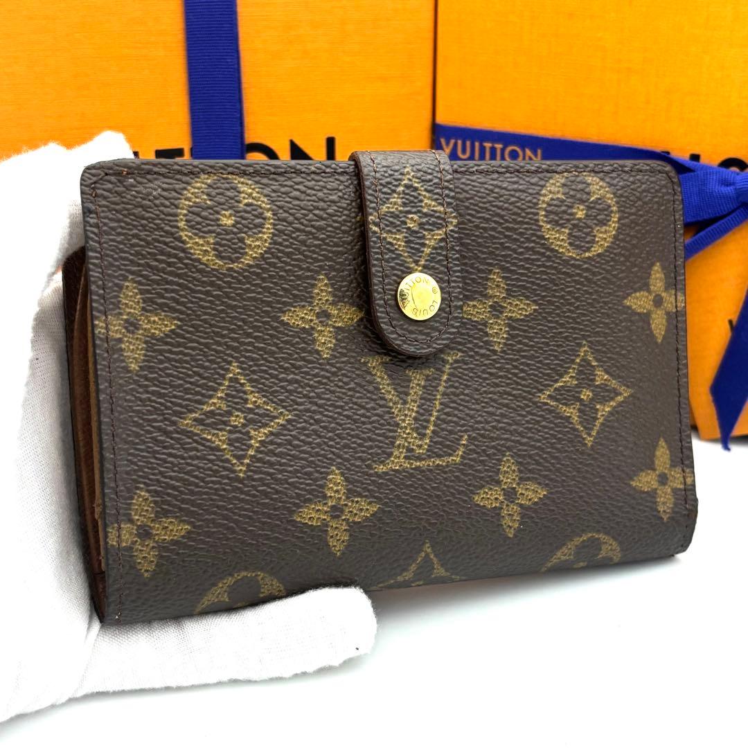 ☆美品☆ルイヴィトン がま口 二つ折り財布 ヴィエノワ モノグラム