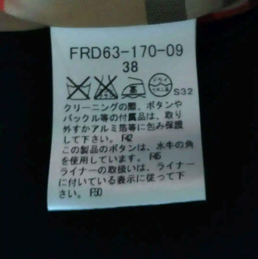 超美品！Burberry ライセンス品　定番ロングトレンチコート　ブラック