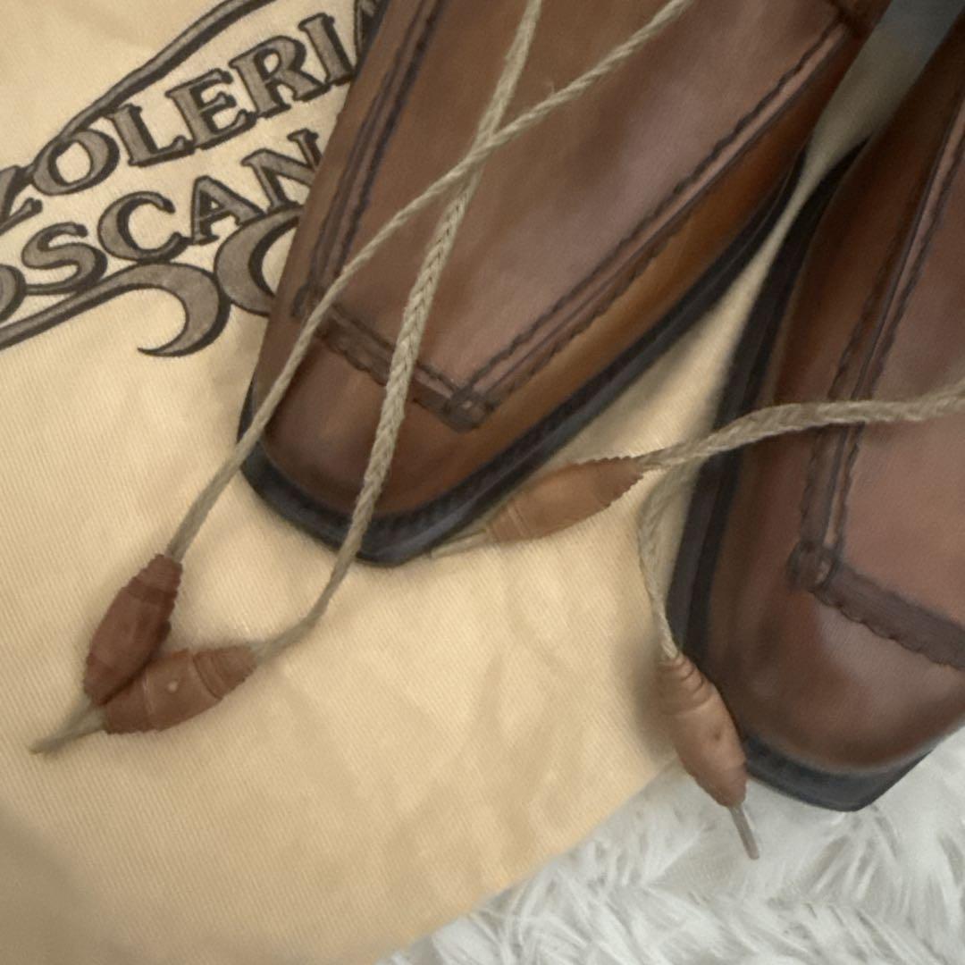 Calzoleria Toscano ブラウン ドレスシューズ 41