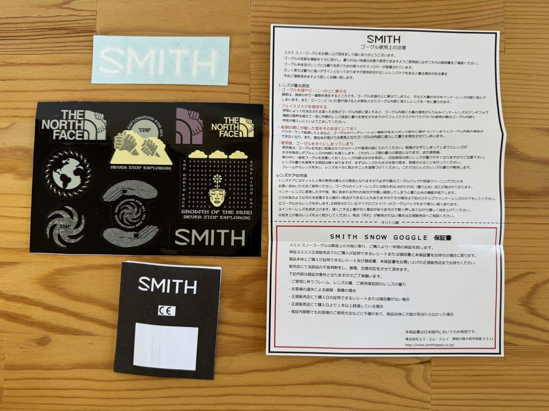 23-24 SMITH SQUAD XL smith ×TNF 調光レンズ