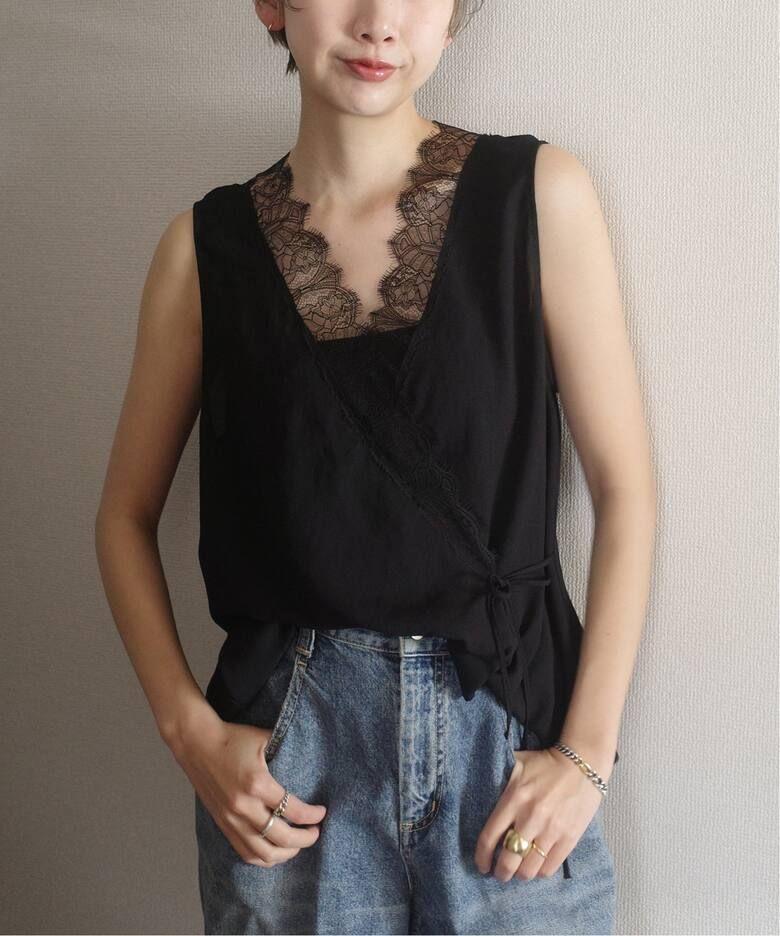 プラージュ　solstiss frenchlace ジレ
