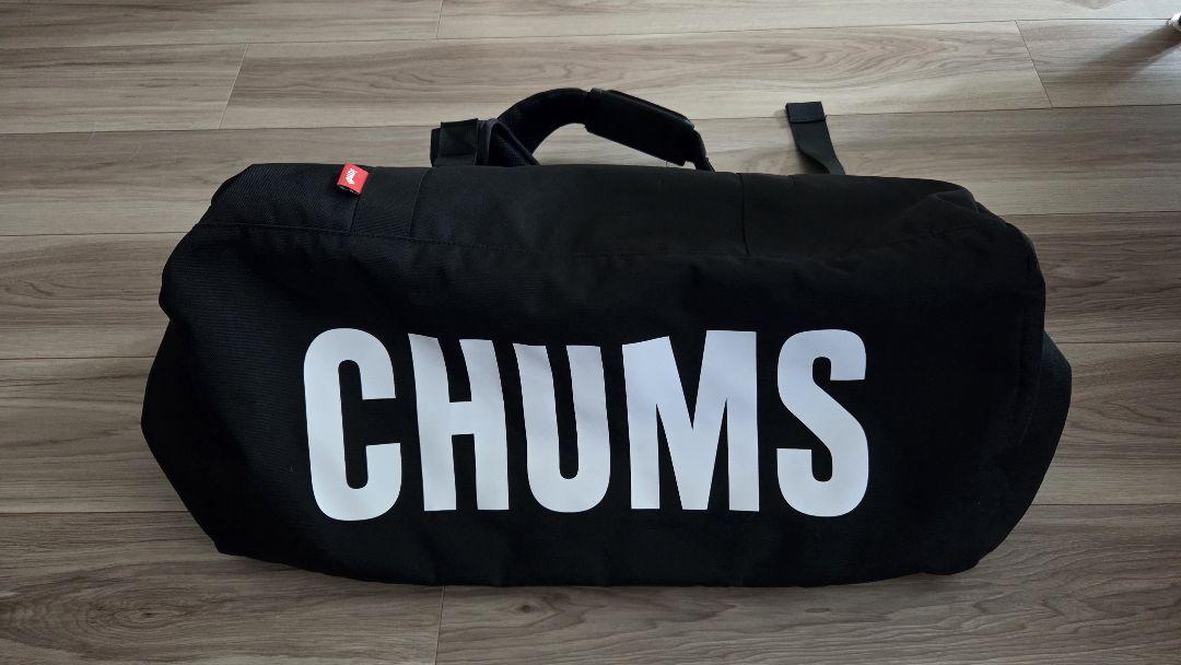 CHUMS チャムス 2WAY 大容量ボストンバッグ　リュック ブラック 希少