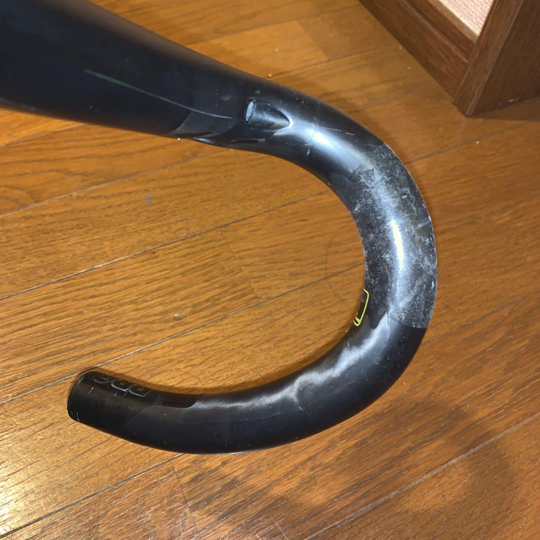 オレンジ系お買い得モデル 【値下げ!!】シマノ Pro vibe UD carbon ハンドル パーツ 自転車オレンジ系¥10,