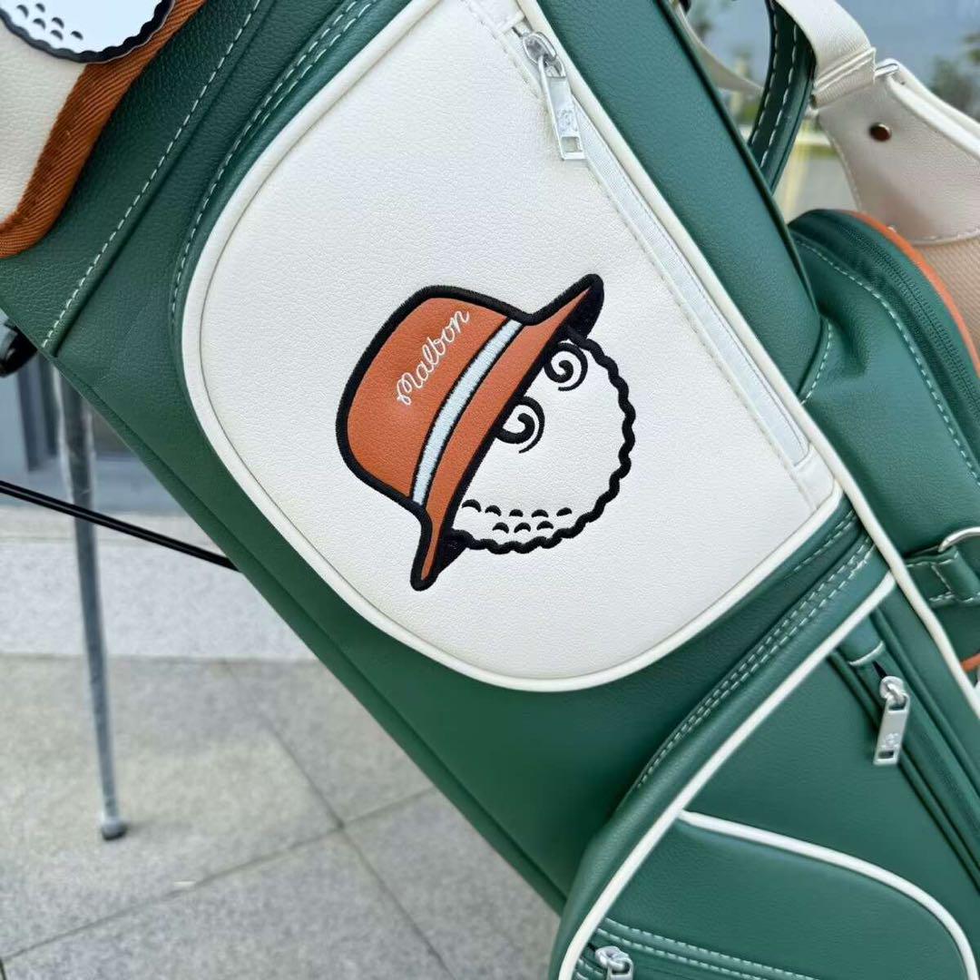 マルボンMALBONゴルフバッグ·キャディバッグ　スタンド式新品 マルボンゴルフ malbon キャディバッグ スタンド型バッグ 新品