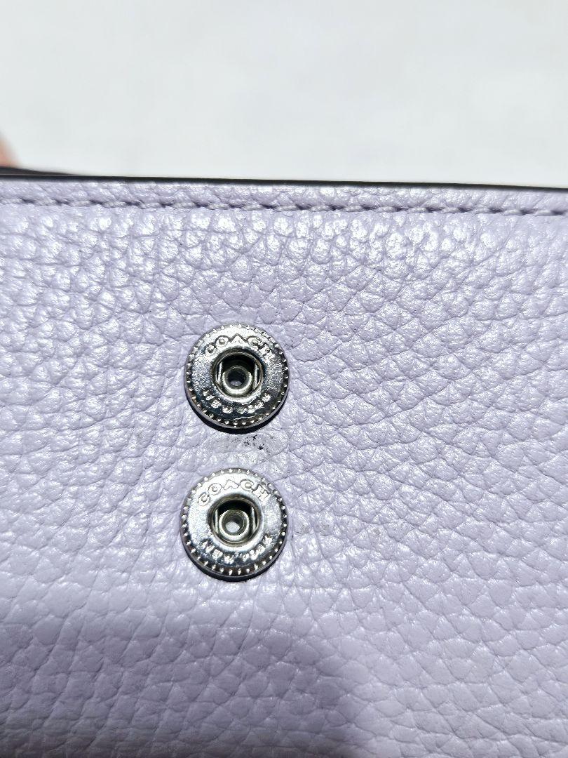 COACH エッセンシャル 6リング キー ケース パープル ラベンダー