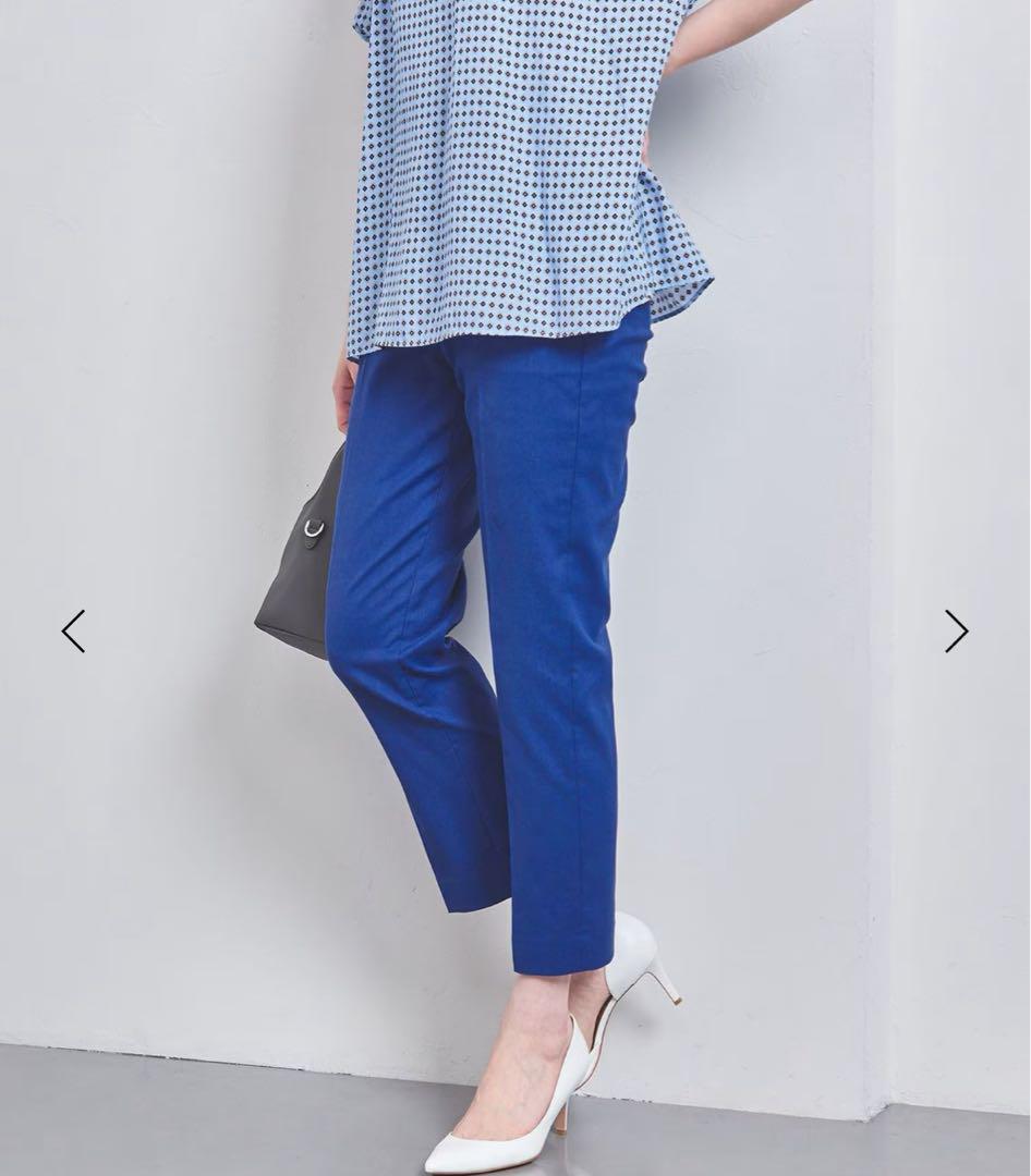 【美品】UNITED ARROWS パンツ　ロイヤルブルー