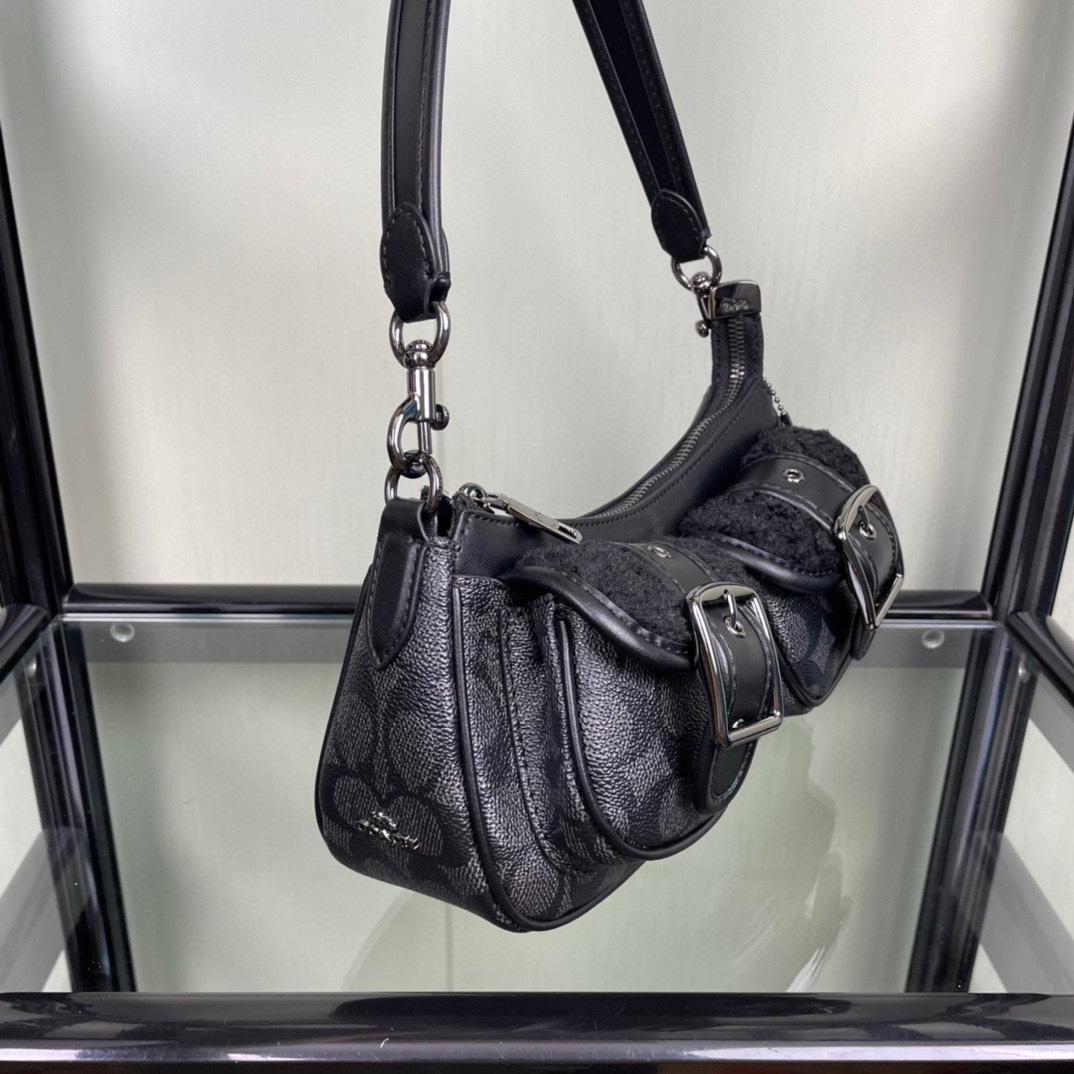 【春新作】COACH 復古デニム肩 耐重3WAY