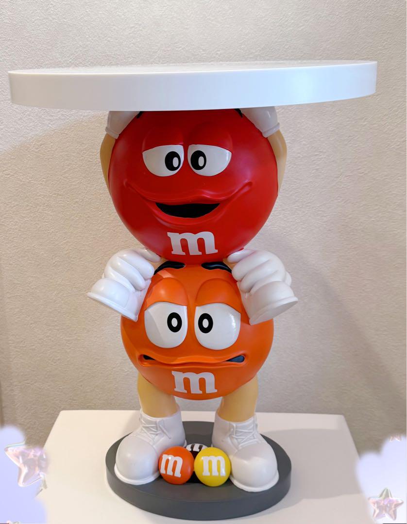 【お気にいる】 即発送可能 m&m's オレンジ レッド ディスペンサー 大型 置物
