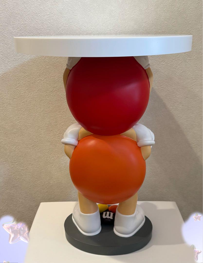 即発送可能 m&m's オレンジ レッド ディスペンサー 大型
