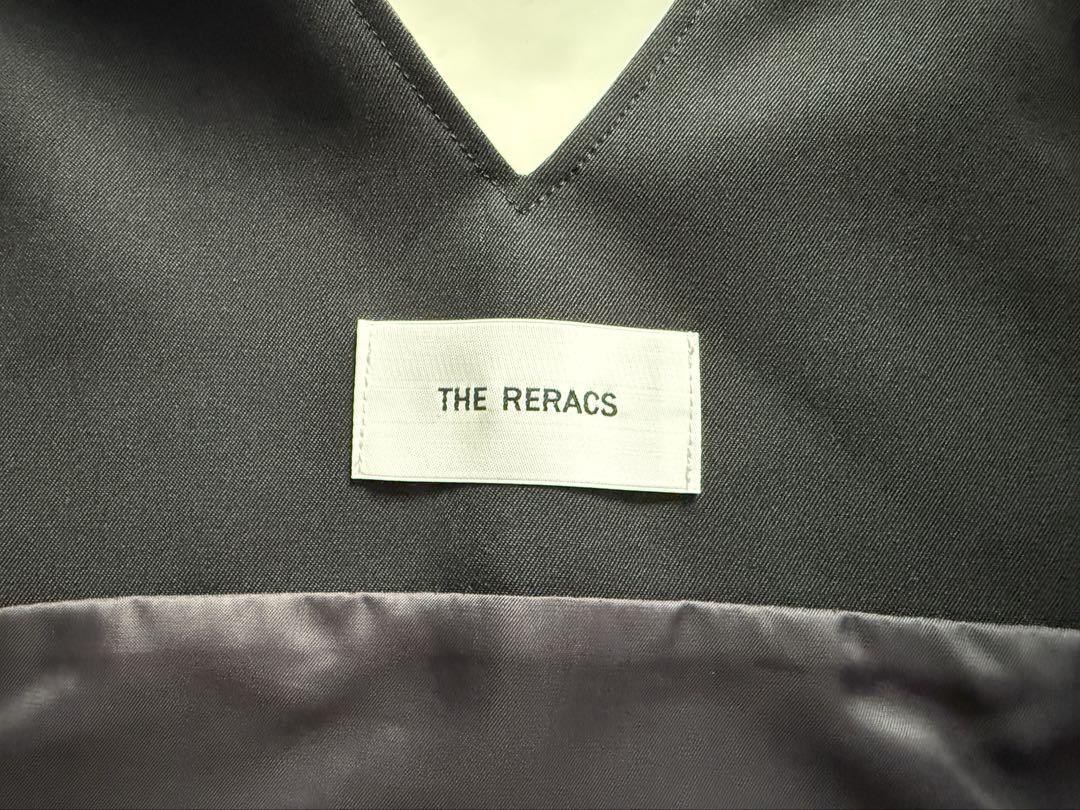 THE RERACS ショートベスト THE RERACS ザリラクス Vバック ショートベスト 黒 - メルカリ