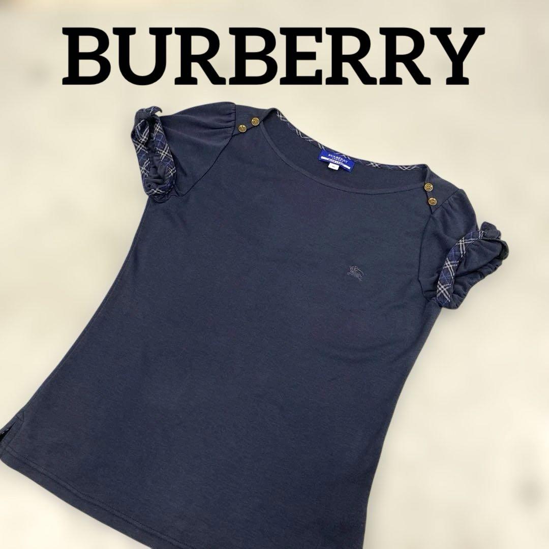 BURBURRY(バーバリー)　カットソー(38サイズ(М))　半袖 BURBERRY バーバリー 半袖 カットソー Tシャツ レディース