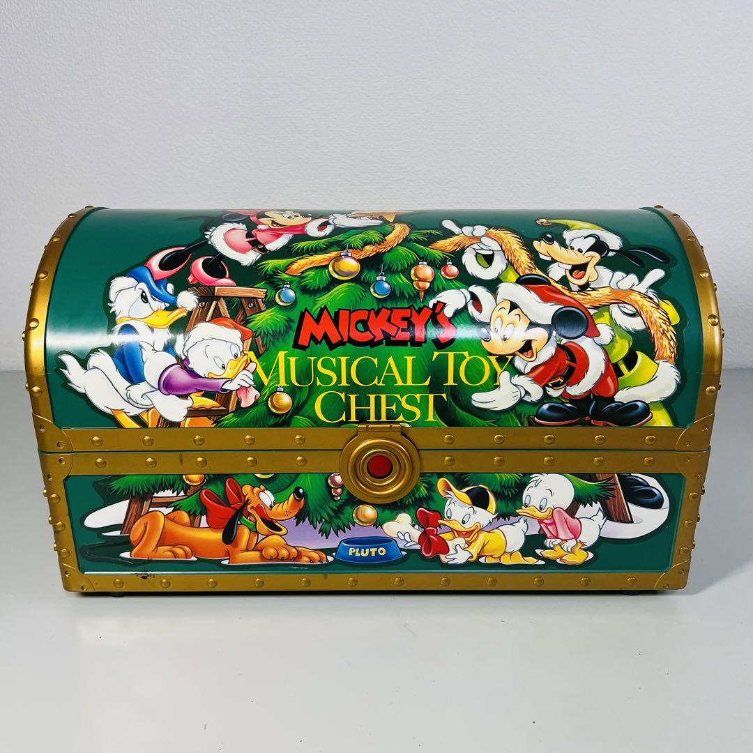 熱い販売 MICKEY'S MUSICAL クリスマス Disney CHEST TOY アンティーク雑貨