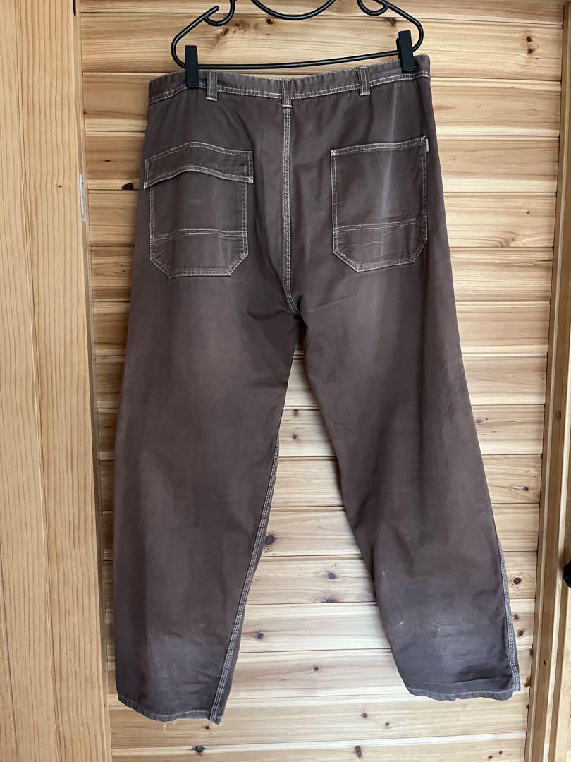 STUSSY ワークパンツ ブラウン 38