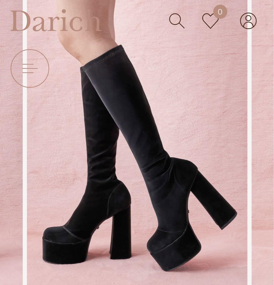 darich ロングブーツ XL ブラック