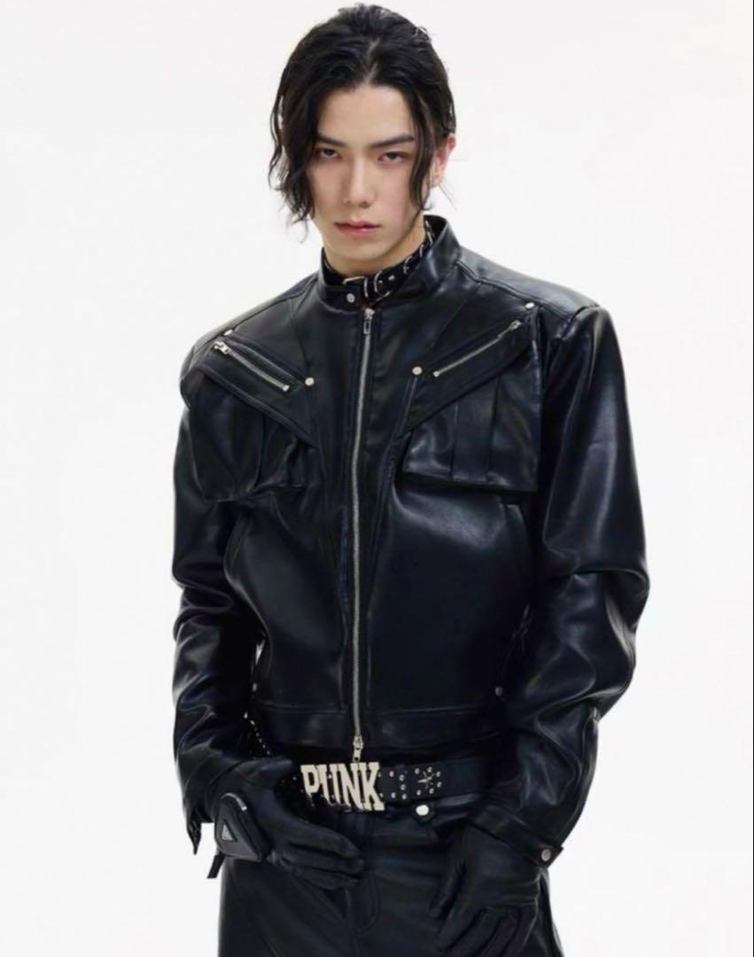 【セール】 PEOPLESTYLE レザージャケット ジャケット・アウター