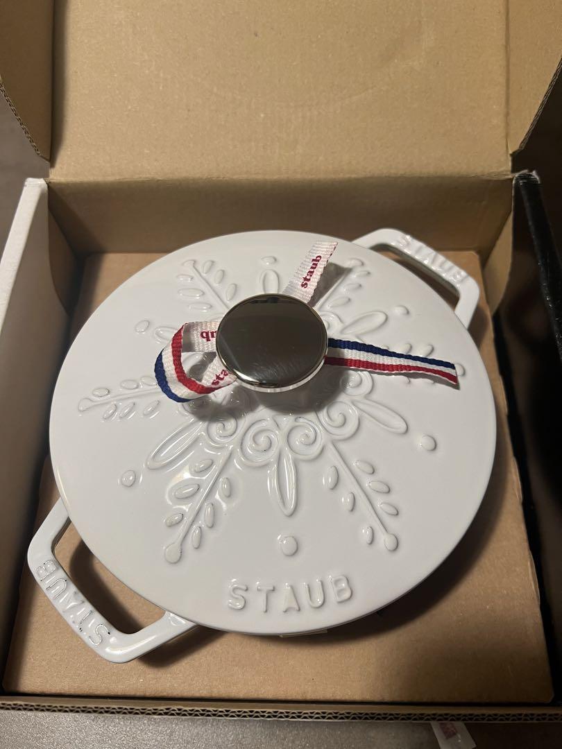 新品 数量限定 staub WA-NABE S スノーフレーク ホワイト 画像1