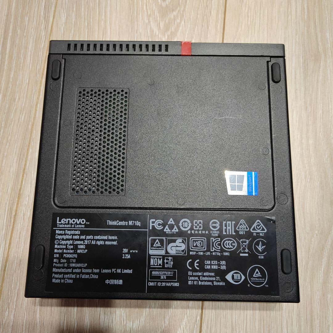 ミニPC Lenovo ThinkCentre M710q Tiny 8GB/256GB