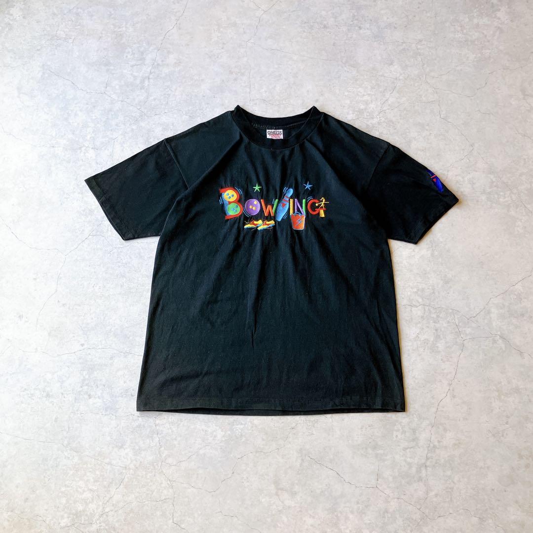 90s USA製 ONEITA ヴィンテージTシャツ ボウリングT オニータ