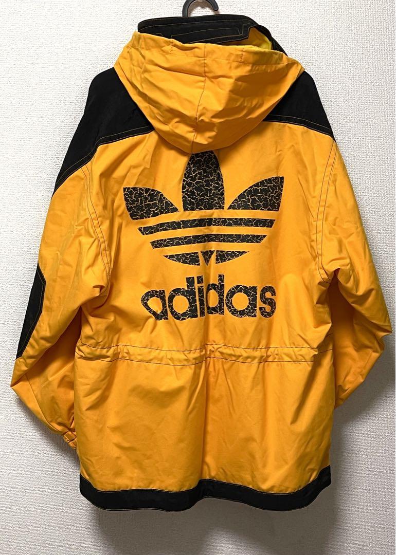 ビンテージ★アディダスadidasイエロー ブラック スノー・スキー・ジャケット