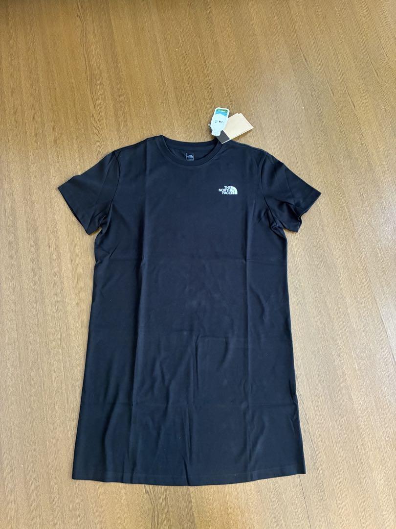 最終価格★ 新品★ノースフェイス　レディースTシャツワンピース　黒　S 40A 最終価格☆ 新品☆ノースフェイス レディースTシャツワンピース