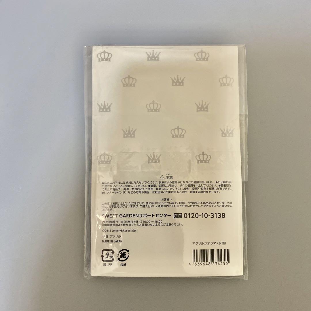 King & Prince 永瀬廉 アクリルジオラマ SWEET GARDEN 永瀬廉 アクリルジオラマ King&Prince SWEET GARDEN新 デザイン
