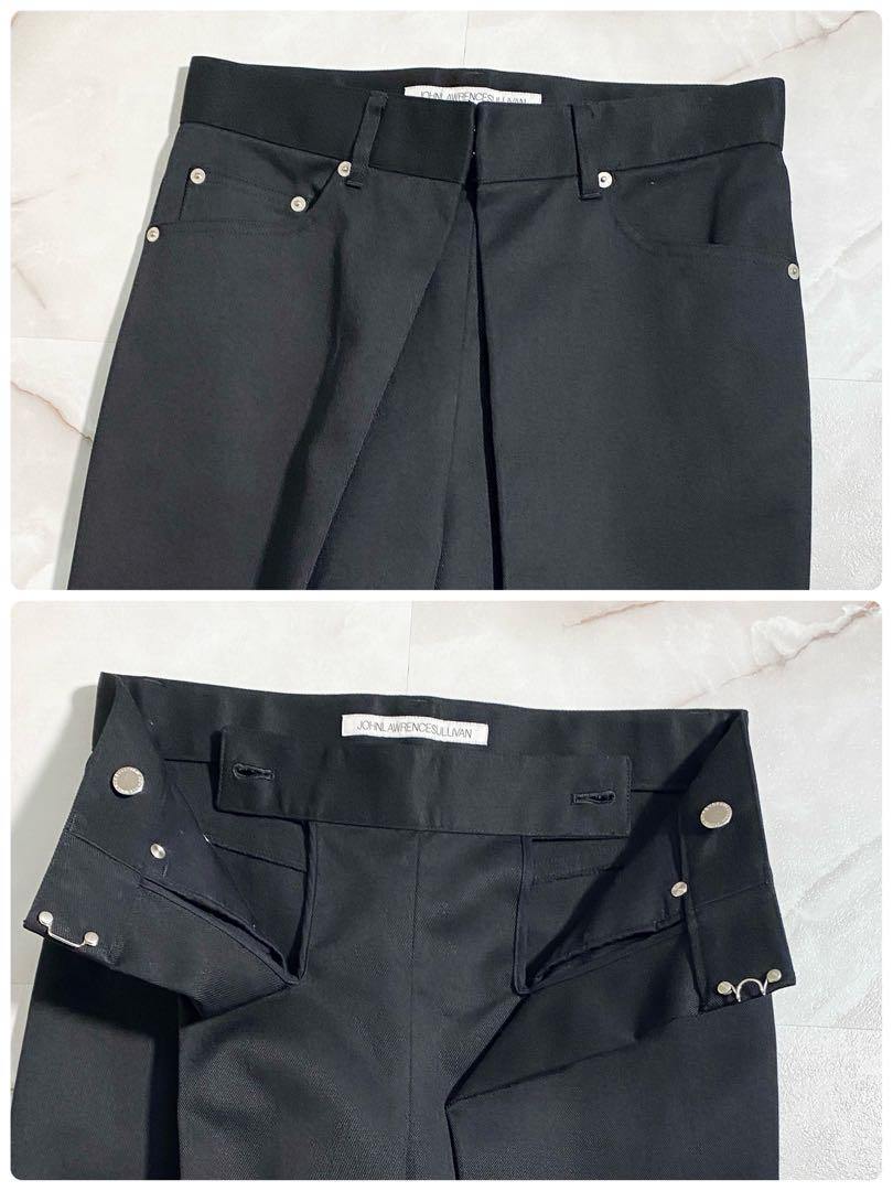 A16601 極美品 ジョンローレンスサリバン ワイドトラウザーズラップパンツ