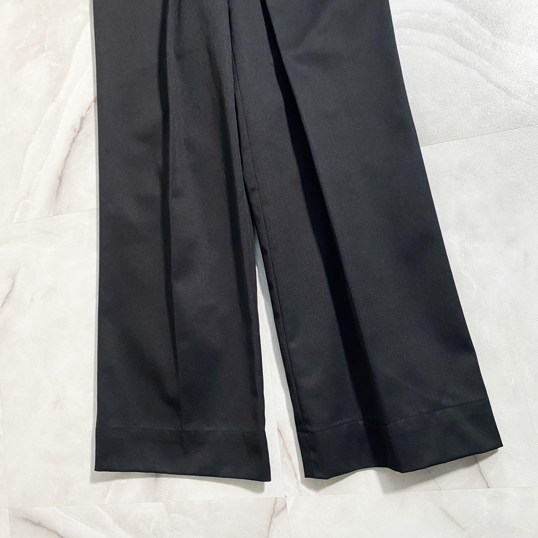 A16601 極美品 ジョンローレンスサリバン ワイドトラウザーズラップパンツ