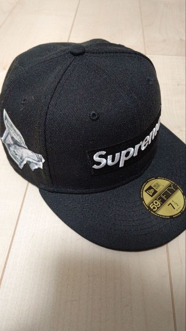 Supreme ブラック キャップ 7 1/2