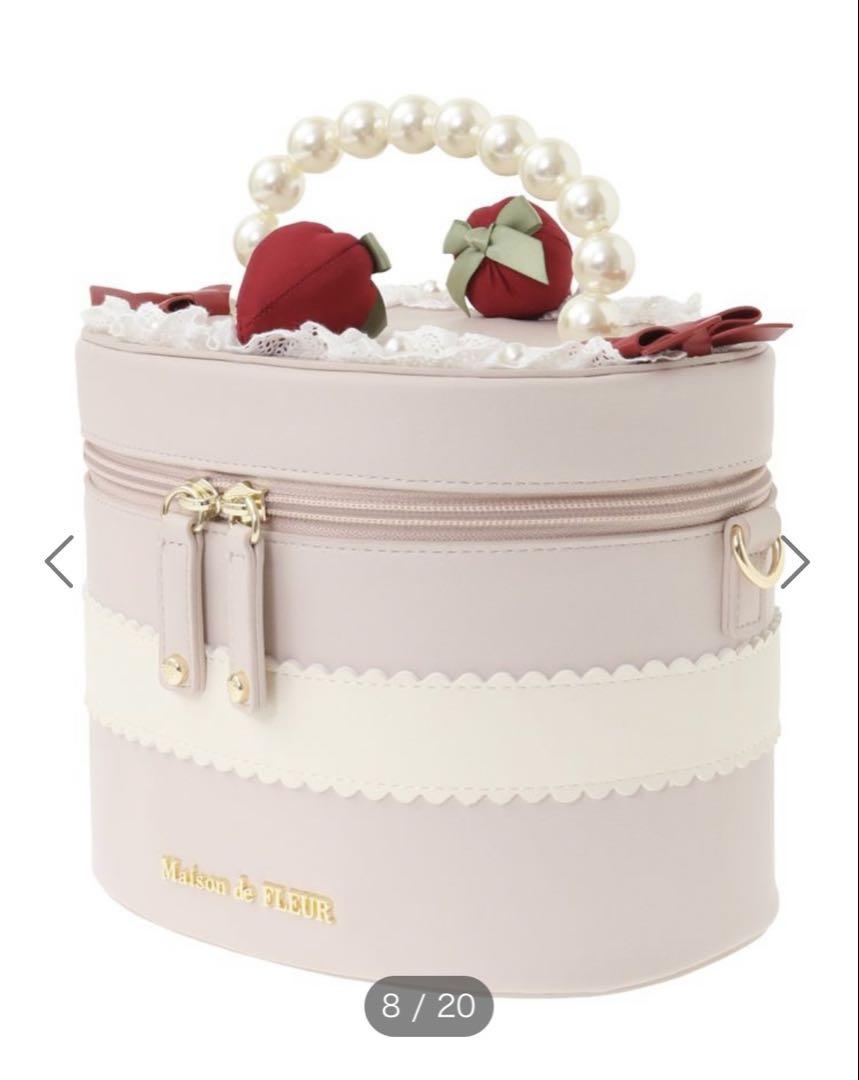 新品♡Maison de FLEUR ケーキ型 バッグ パール