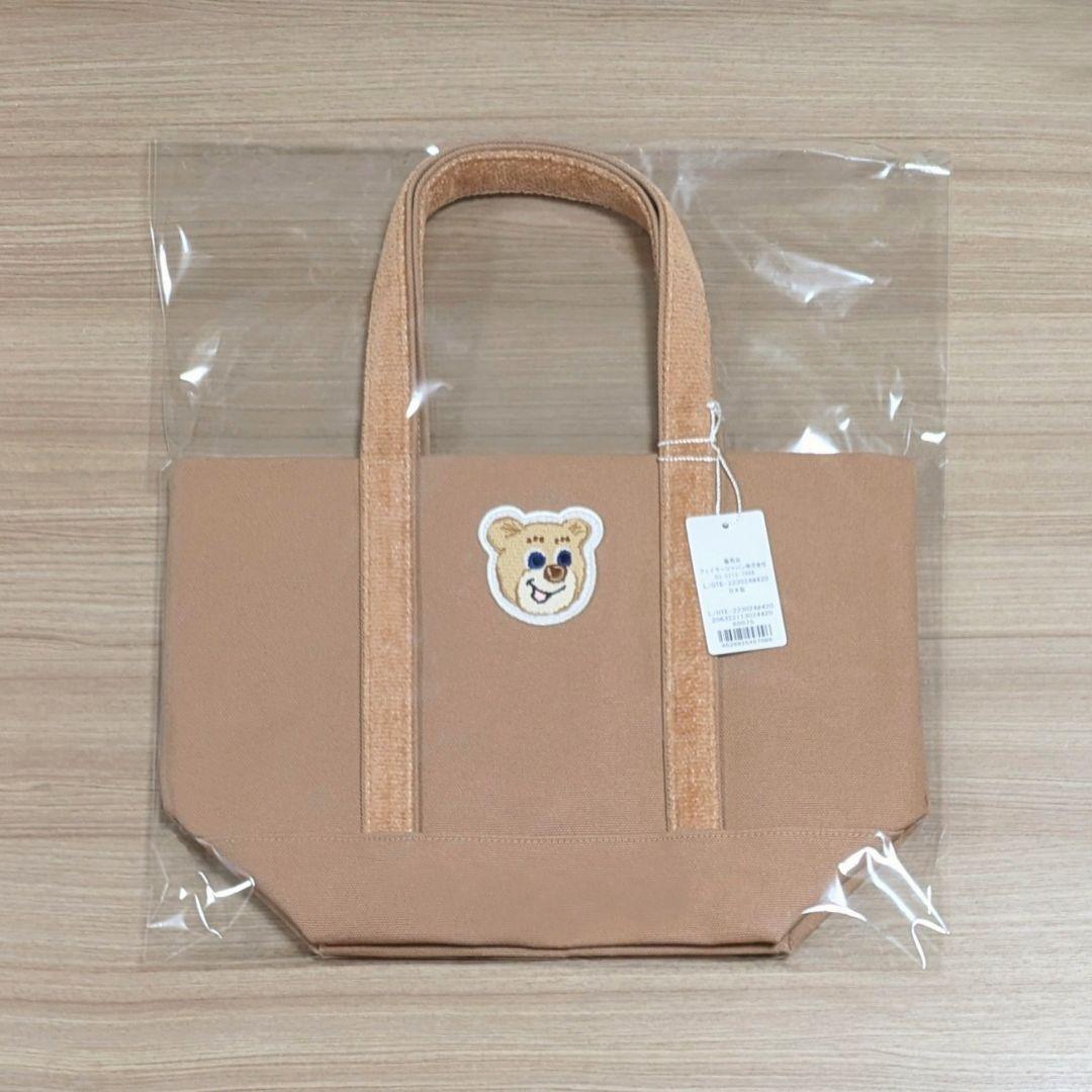 【特別セール品】 オールドテディ 未開封 ワッペントートバッグ 小 ベージュ バッグ
