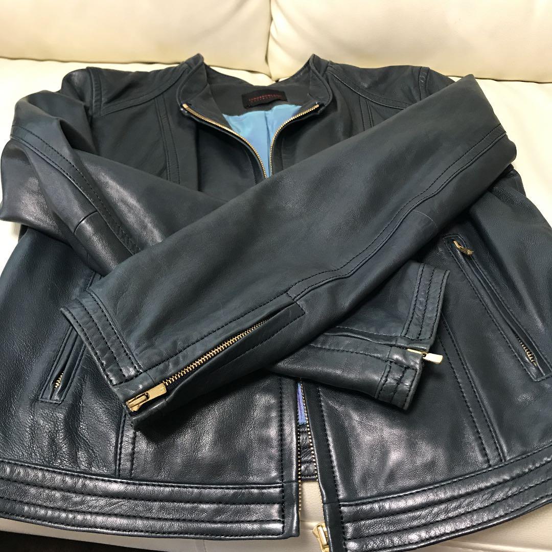 サイズ 値下げしました レザージャケット 6AUnx-m24177338238 トモローランド のサイズ