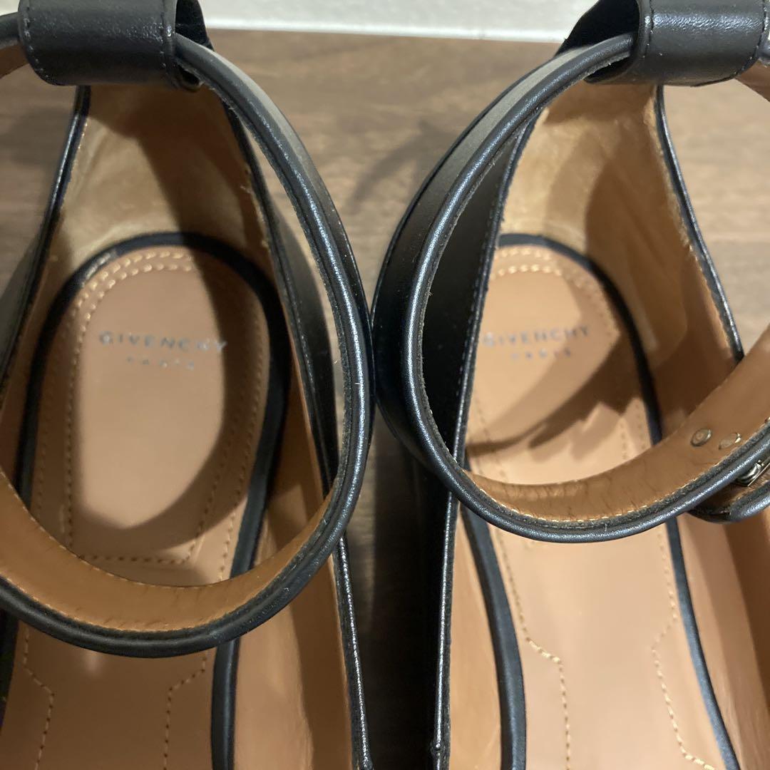 美品】ジバンシィ GIVENCHY アンクルストラップ サンダル ベルト付き